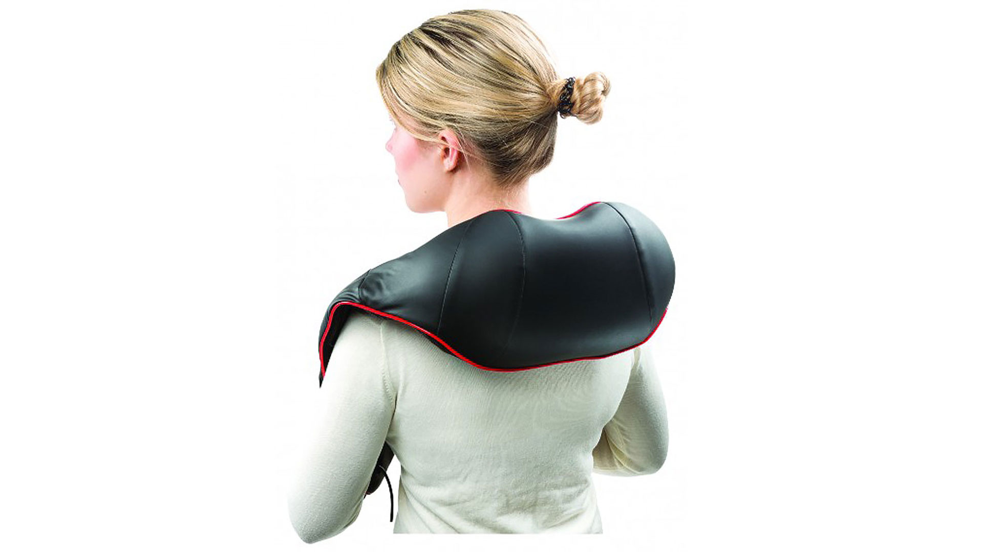 Bioneck 3.0 Rot Shiatsu Nackenmassagegerät mit Akku  * * * Messepreis * * * !
