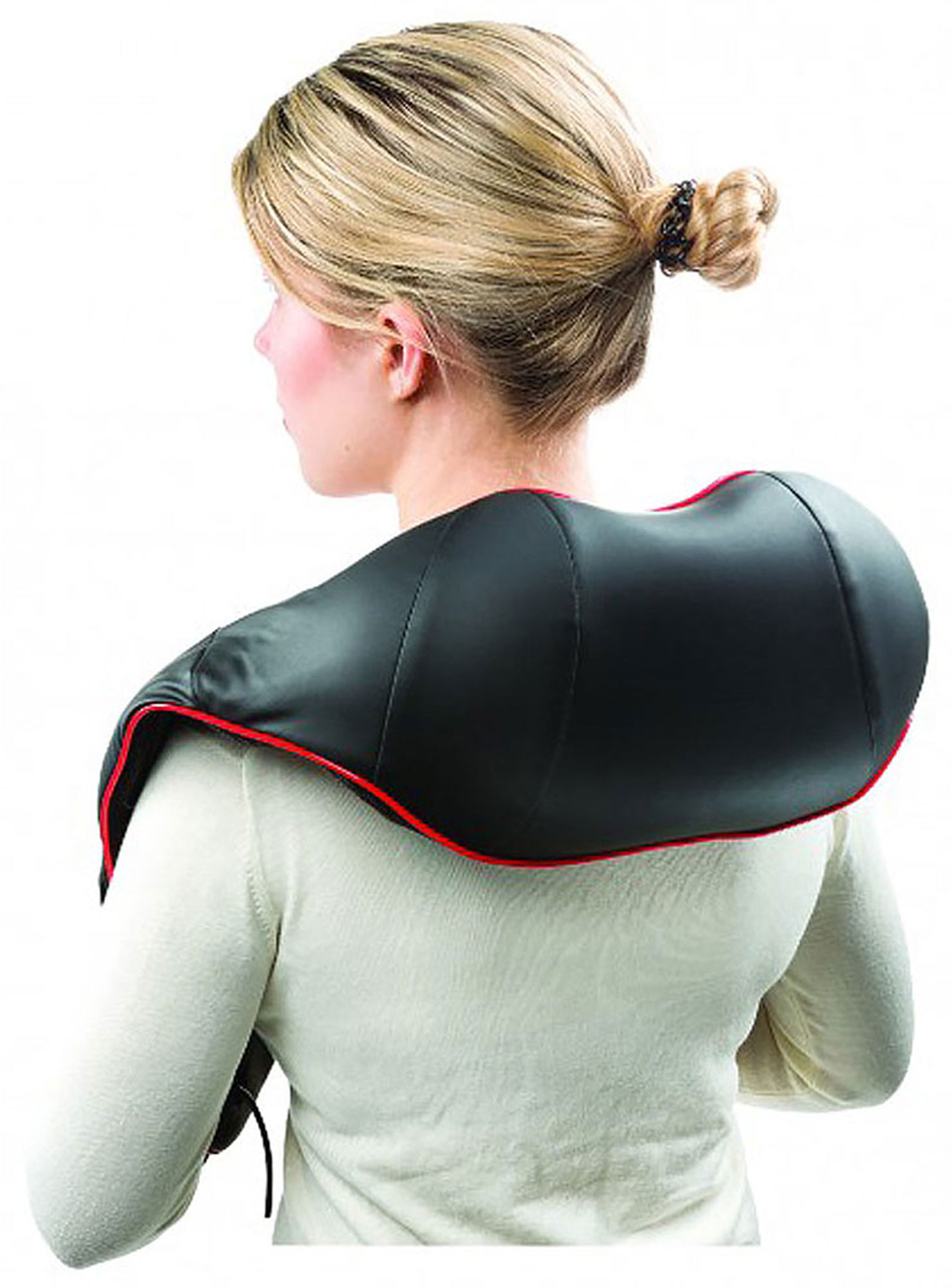 Bioneck 3.0 Rot Shiatsu Nackenmassagegerät mit Akku  * * * Messepreis * * * !