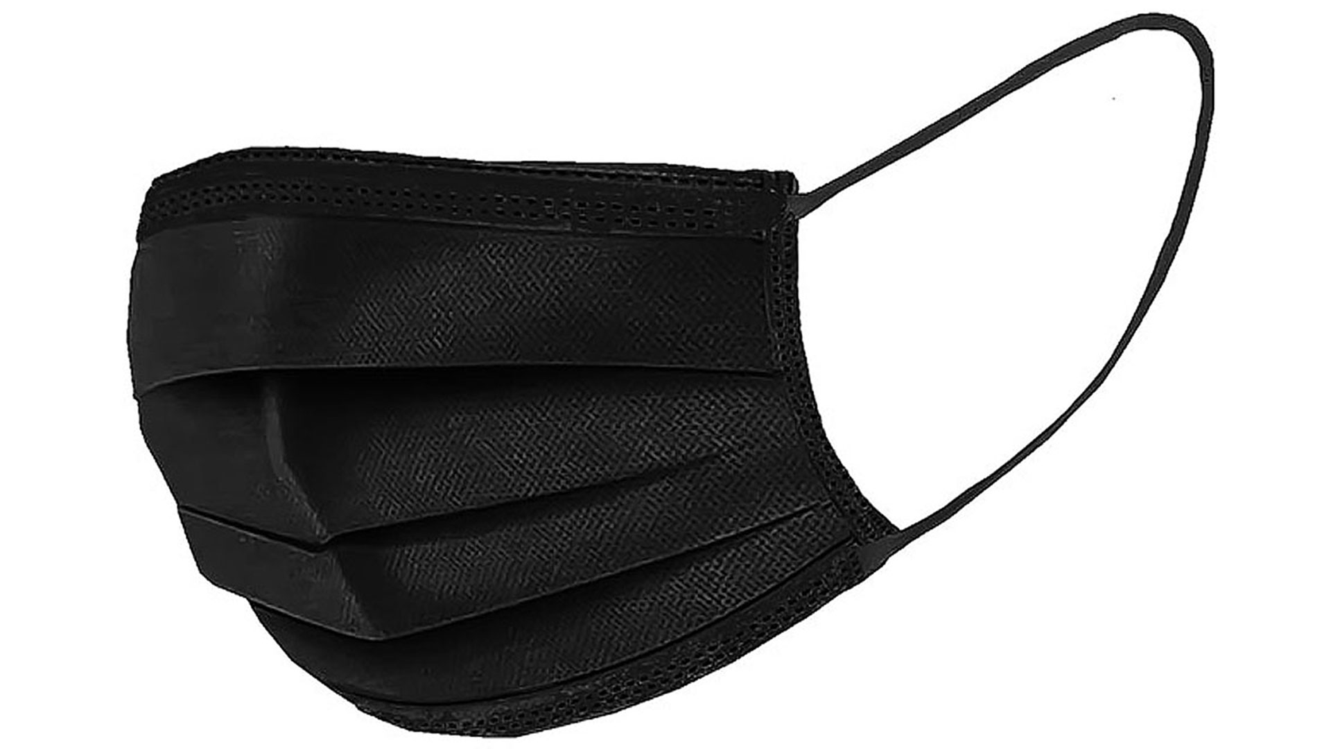 Mundnasenschutz - Schwarz 50 Stück